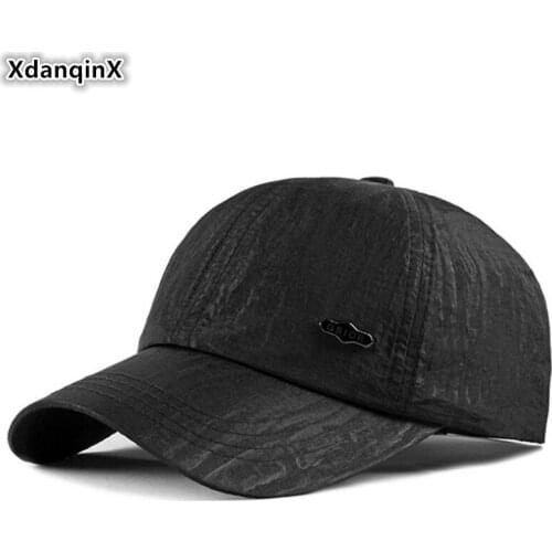 XdanqinX Adjustable Size Mens Ultra-thin Breathable Baseball Cap Snapback Cap Womens Ponytail Simple Fashion Sports Couple Hat