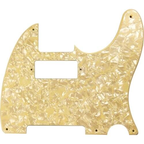 Pleroo Custom Guitar Parts - For 5 holes Esquire tele With BP Mini Humbucker Pickup Scratch Plate