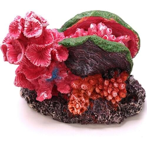 1PC Aquarium Landscape Artificial Resin Reef Coral Colorful Ornament Simulation Plant DIY Fish Tank Landscape Decoration