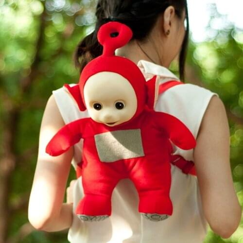 45*20cm 4 Colors Teletubbies Backpacks for Baby Doll Bags Toys Kids Christmas Gift Cute Cartoon Backpack for Boys Girls