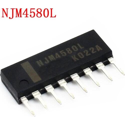 5pcs/lot NJM4580L SIP-8 NJM4580