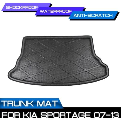 Car Floor Mat Carpet For KIA Sportage 2007 2008 2009 2010 2011 2012 2013 Rear Trunk Anti-mud Cover
