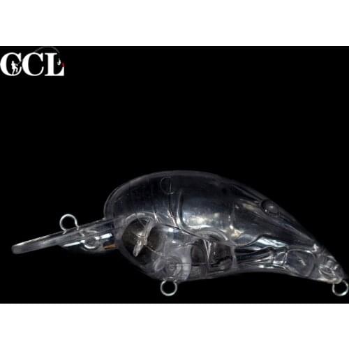 CCLTBA 20pcs/lot Jerkbait Minnow Blank 7cm 10g Floating Wobbler Fishing Round Diving Lip Crankbait Unpainted Hard Body Fish Bait