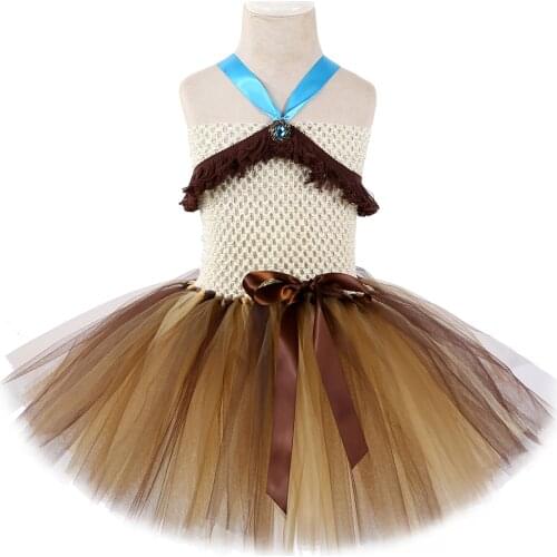 Indian Princess Costume for Girls Tassels Tutu Dress Children Halloween Costumes for Kids Girl Birthday Party Dresses Clothes