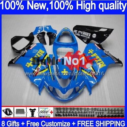 Body For SUZUKI SRAD TL1000 TL 1000 R 1000R RIZLA cyan 25MC.15 TL1000R 1998 1999 2000 2001 2002 2003 98 99 00 01 02 03 Fairing