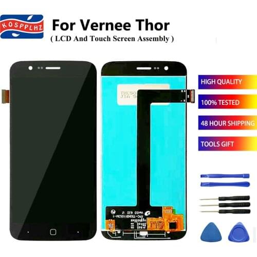 KOSPPLHZ 5" For Vernee Thor LCD +Touch Screen Display Glass Panel Assembly Replacement For Vernee Thor Mobile Phone Repair Parts