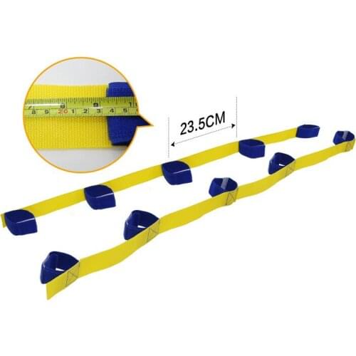 204.5cm 8 People Giants Footsteps Trams Fastening Tape Outdoor Team Games Outreach Training Equipment Fun Games Props 2021