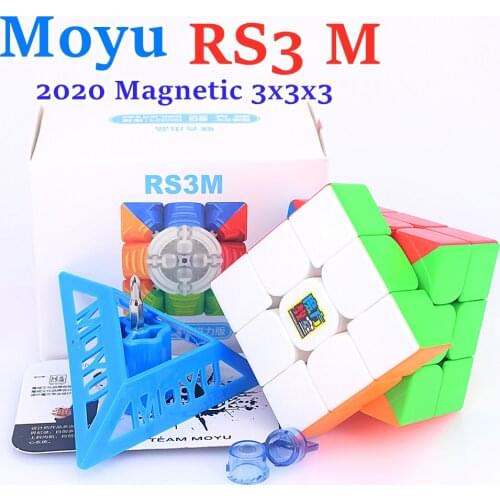 Moyu RS3M 2020 Magnetic 3x3x3 Magic Cube RS3 M Speed Cube 3x3 Cubo Magico Puzzle MFRS3 M