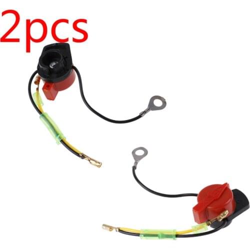 2pcs Motorcycle Engine Stop On Off Switch For 168F & 170F 173F & 177F Motorcycle Replacement Parts Engine Switch