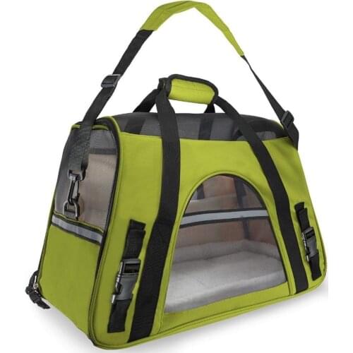 Pet carrier,Dog Carrier,Cat Carrier,Airline Approved Portable Collapsible Mesh Breathable for Small Dogs Cats Travel Bag