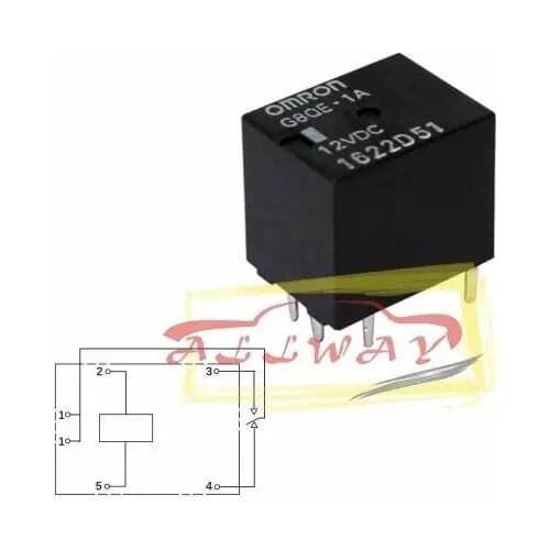 1PCS FOR TOYOTA FOR CITROEN FOR PEUGEOT OMRON Relay G8QE-1A DC12V for the Repair of Power Steering Unit Electric