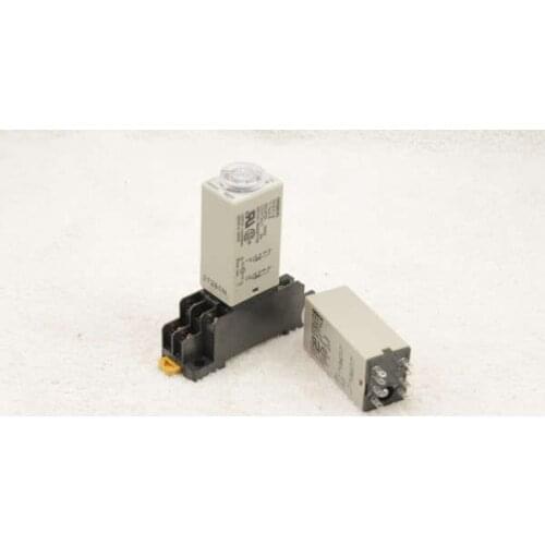 10sets DC12V H3Y-2 H3Y Delay Timer Time Relay 0-60 minutes & Base