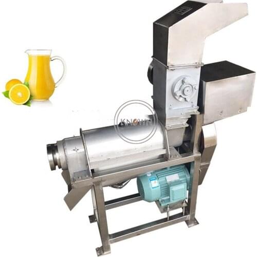 Tomato Juicing Machine Fruit Vegetables Crusher Juicer Extractor Crushing Orange Lemon Ginger Screw Smashing Machine