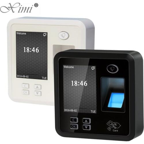 TCP/IP Color Screen Biometric Standalone Fingerprint And RFID Card Reader Door Access Control System Fingerprint Time Attendance