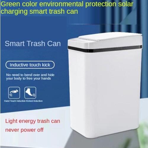 Intelligent automatic trash can net red light energy trash can smart sensor trash can for office use