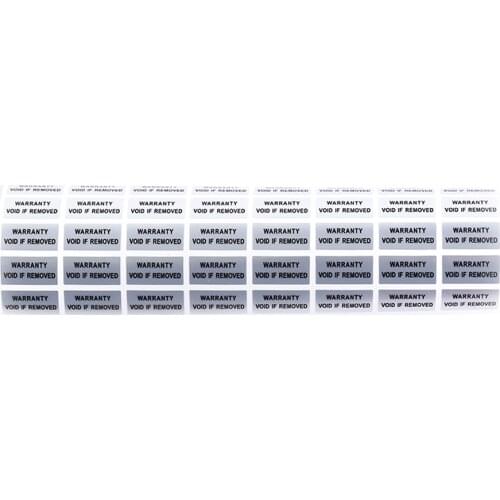 300pcs/lot Printed Security Seals Tamper Evident Warranty Void Labels Sticker Seals