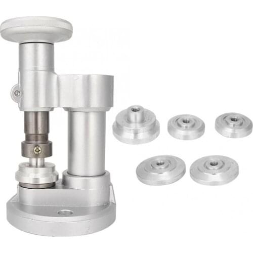 5 Dies High Quality Watch Presser Tool Watch Press Closer Watch Battery Replace Watch Back Case Cover Spiral Presser Repair Tool