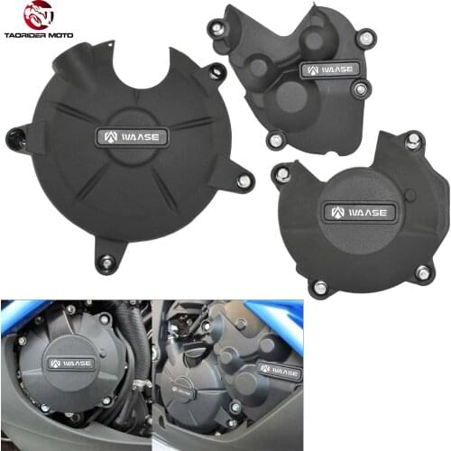 TAORIDER-MOTO Engine Guards Stator Clutch Pulse Cover Protector Set For KAWASAKI Ninja ZX-6R ZX6R 2007 2008 2009-2012 2013-2021