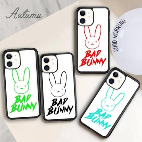 Bad Bunny Inspired Phone Case for iPhone 11 12 Pro Max mini X XR XS SE 2020 5 6S 7 8 Plus Samsung Galaxy S8 S9 S10 Cover shell