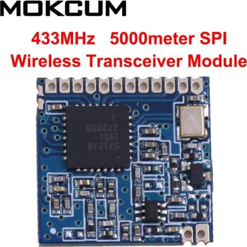 DC 3.3V SX1278 433MHz LoRa Wireless Transceiver Module 5000meter SPI Interface 20dBm -139dBm Transmitter Receiver Module