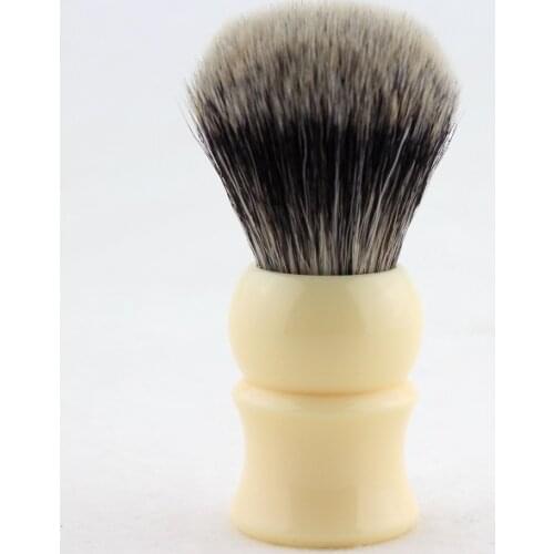 FS-#24G2-IV18, 24MM Synthetic Fiber Shaving Brush Cream Color Handle+FREE SHIPPING