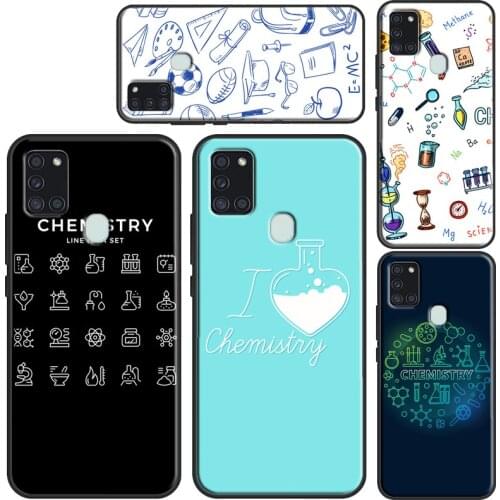 Chemistry elements Cover For Samsung A12 A32 A42 A52 A72 A11 A31 A51 A71 A02 S A20 A30 A40 A50 A70 A20e A21S
