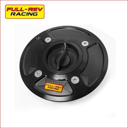 Motorcycle Gas Fuel Tank Cover Quick Twist type For KAWASAKI NINJA 400 Keyless Quick Release Blanking Cap SLIVER