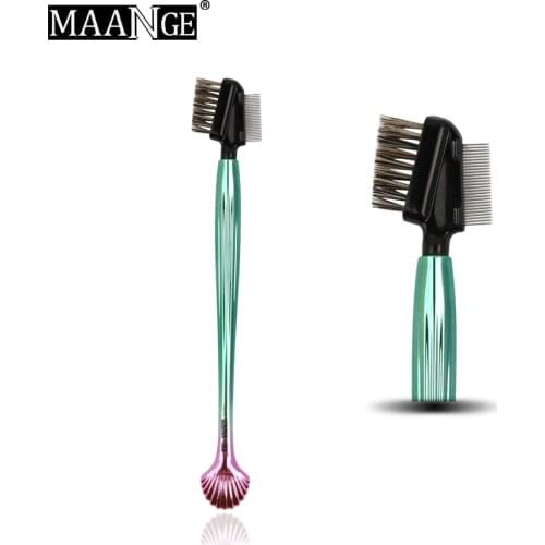 MAANGE 1Pc Pro High Quality Eyebrow Brush and comb Eyebrow Comb Brush eyelash Makeup brushes Beauty Make Up Tools maquiagem