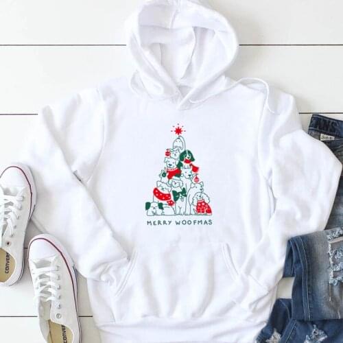 Cute Bee Merry. Colored Christmas Hoodie funny Fashion Hoody Sweatshirt graphic 100% Cotton Jumper unisex Pullovers outfits tops