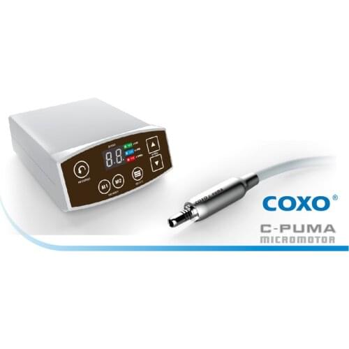Free Shipping 2016 New Arrival COXO Dental LED Brushless Mini Electric micro motor System C-PUMA for 1:5 handpiece