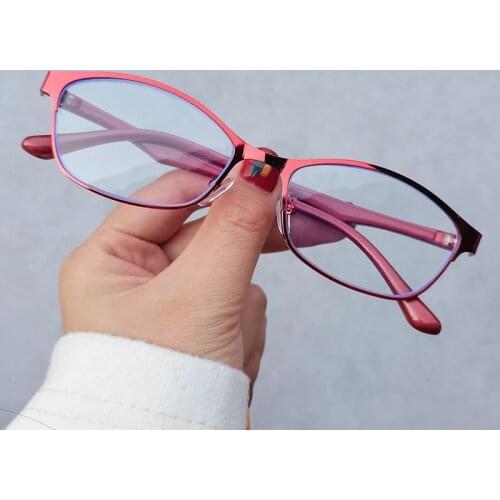 Myopia Glasses Frame Women Elegant Vintage Anti blue Light Near Sight Eyeglasses Men Diopter -100 To -350 Myopic Eyewear