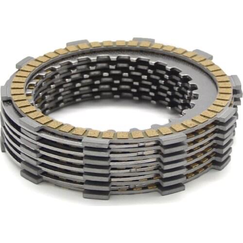 Clutch Friction Disc Plate Kit For Honda VT600C VT600 Shadow VLX Deluxe NV600 CBF500 CB500R XL600V CBR400RR MC29 Clutchs Platees