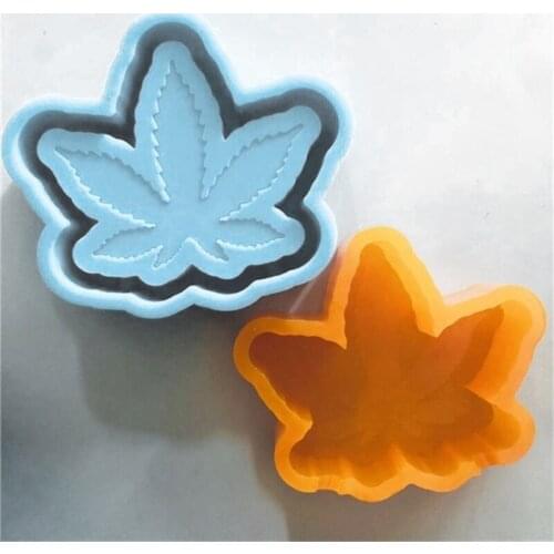 R58E Maple Leaf Ashtray Epoxy Resin Mold Jewelry Storage Box Tray Silicone Mould Handmade DIY Crafts Home Decorations Tool