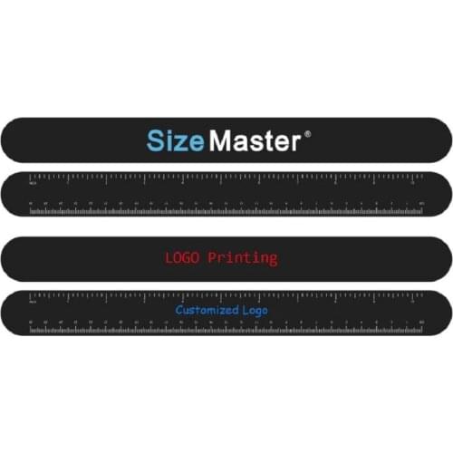 Size Master 26cm 10 inch big penis ruler Cock ring size measure ring pad for Easy pump max your penis size