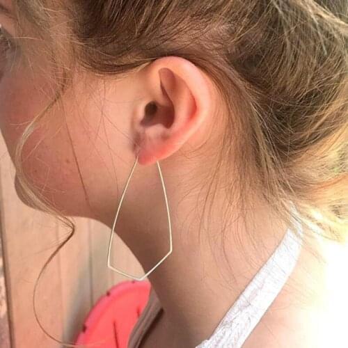 Hammered Gold Hoop Earrings Gold Filled Vintage Jewelry Boho Orecchini Brinco Oorbellen Pendientes 925 Silver Earrings For Women