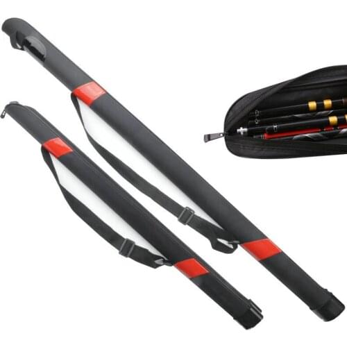 80cm/125cm/130cm Large Capacity Fishing Rod Bag PVC Pipe Fishing Rod Tube Barrel For Hand Rod Telescopic Rod Fishing Tackle B467