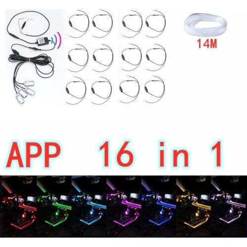 Car light interior led 12v atmosphere lamp decoration decoration car led floor foot light flexible strip ambient light for vw