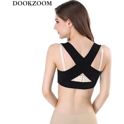 Women Posture Corrector Chest Brace Adjustable Shoulder Back Posture Corrector Chest Brace Support Belt Vest
