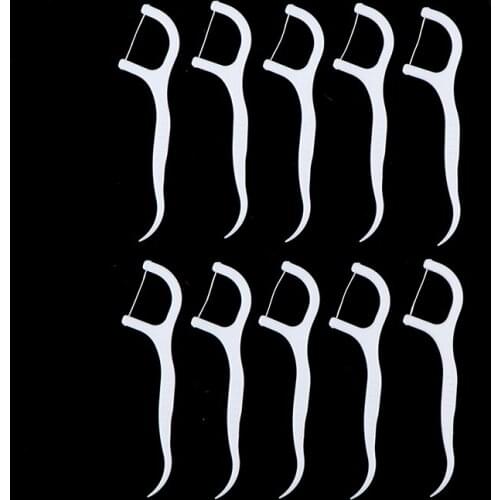 100pcs/lot Dental Water Floss Oral Teeth Pick Tooth Picks ABS Floss Dental Flosser Oral Hygiene Dental Sticks