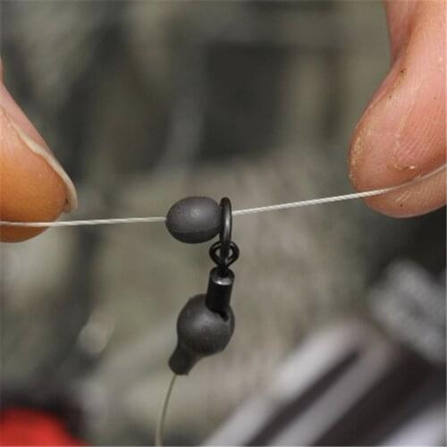 5pcs Carp fishing tungsten putty swivel chod beads knot chod beads tubing quick change sinker weight for hair rigs
