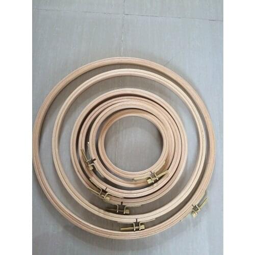 6 Different Sizes/Lot Wooden Embroidery Hoops Hand DIY Cross Stitch Embroiderying Tool Household Sewing Tool Economical Kit
