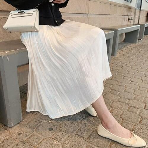 8518# 2021 Spring Korean Fashion Maternity Skirts Chic Ins Adjustable Belly Skirts for Pregnant Women Casual Loose Pregnancy