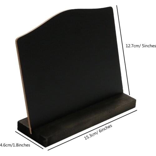 A6 Table Top Blackboard Stand Menu Stand Price Display Chalk Notice Board Counter Top Bulletin Board Desk Sign Poster Stand