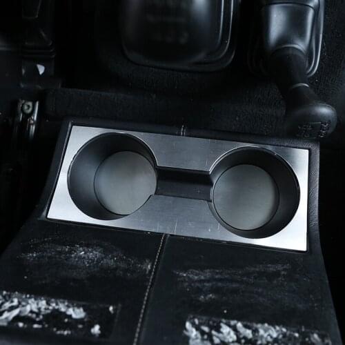 For 2004-18 Land Rover Defender Car Central Control Cup Holder Decorative Frame Water Coaster Aluminum Alloy Auto Parts