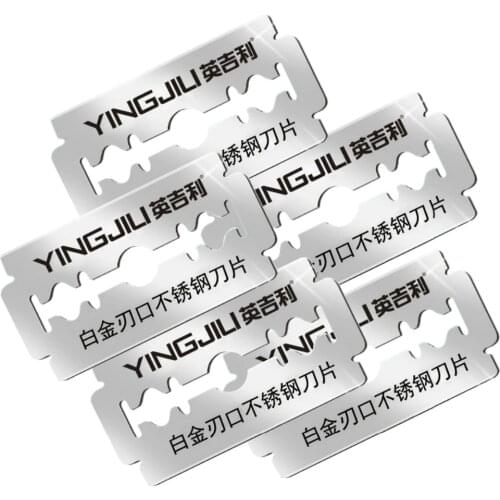 Platinum Level Double Edge Blade Safety Razor US blades Razor Blade Refill, 5PCs(yingjili RD208)