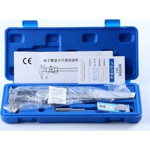 0-300mm/12" Digital Vernier Calipers IP54 Waterproof Stainless Steel LCD Electronic Caliper Resolution 0.01mm Measuring Tools