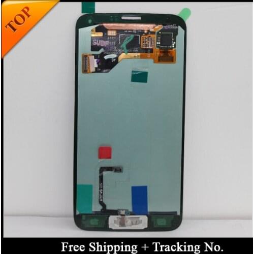 100% tested Super AMOLED LCD For Samsung S5 LCD G900F LCD For S5 G900 G900F G900H Display LCD Screen Touch Digitizer Assembly