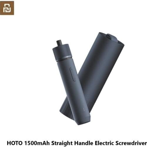 HOTO 1500mAh Electric Screwdriver Portable Rechargeable Integrated High Quality Screwdriver 12pcs 50mm S2 Screw Bits