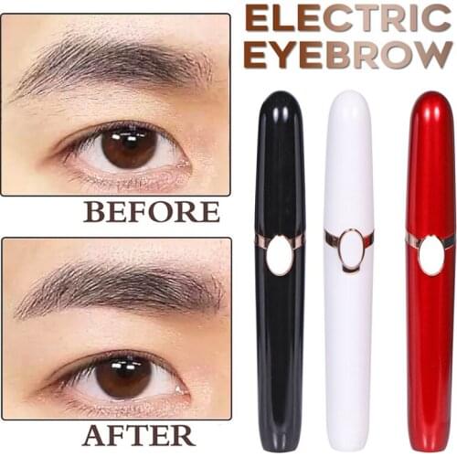 Electric Eyebrow Trimmer Portable Hair Epilator Facial Hair Remover Mini Shaver Instant Painless Eyebrow Trimmer Perfect Makeup