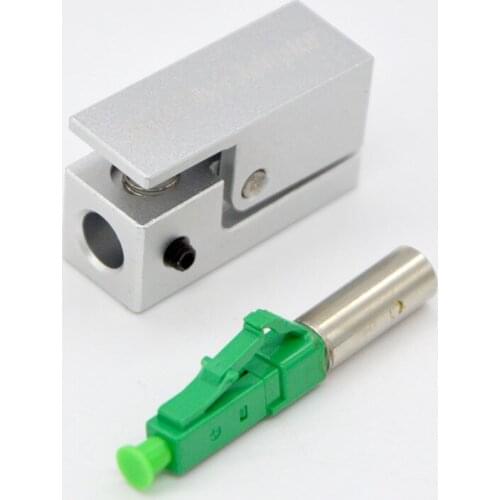 GONGFENG 1PCS NEW Optical Connector LC Flange Square Bare Fiber Adapter Coupler Connector Module Special Wholesale